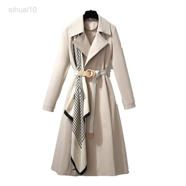 new arrival elegant women windbreaker 2022 autumn female scarf trenchcoat fashion office ladies overcoat belt long jackets n368 l220725, Tan;black
new arrival elegant women windbreaker 2022 autumn female scarf trenchcoat fashion office ladies overcoat belt long jackets n368 l220725, Tan;black