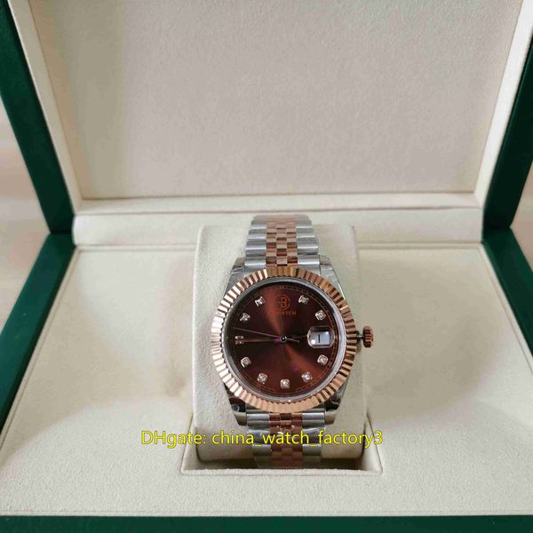 with box papers hand bags mens watch 36mm 41mm datejust 126331 diamond dial bp maker qualit watches asia 2813 movement mechanical automatic, Slivery;brown
with box papers hand bags mens watch 36mm 41mm datejust 126331 diamond dial bp maker qualit watches asia 2813 movement mechanical automatic, Slivery;brown