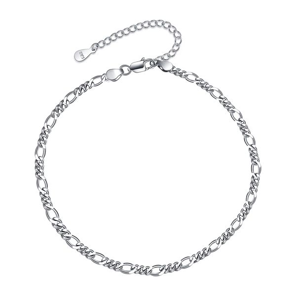 link chain 925 sterling sier ankle bracelet mtilayer anklets for women satell amxvx, Black
link chain 925 sterling sier ankle bracelet mtilayer anklets for women satell amxvx, Black