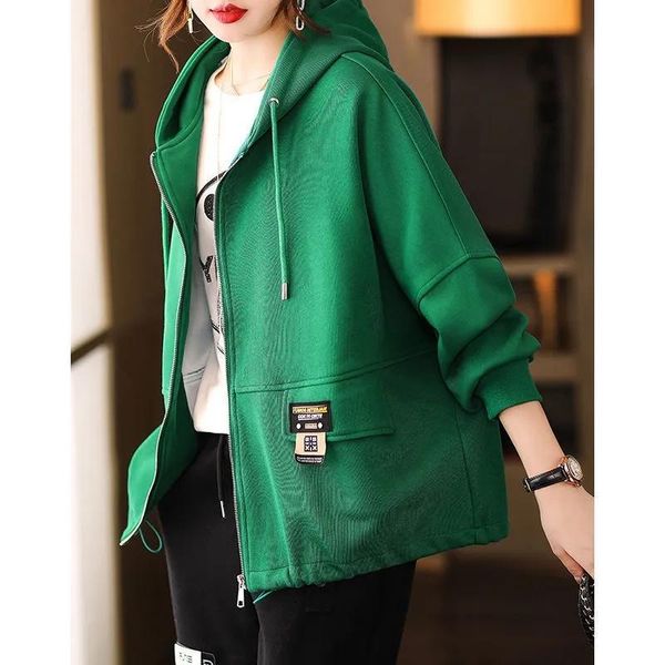 women's jackets sweater coat women's design sense niche loose western style hooded casual spring 2022 european station, Black;brown
women's jackets sweater coat women's design sense niche loose western style hooded casual spring 2022 european station, Black;brown