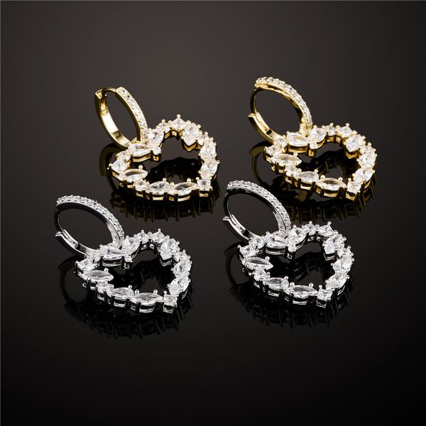 hip hop stud earring exquisite irregular zircon hollow heart earrings simple temperament earrings for women, Golden;silver
hip hop stud earring exquisite irregular zircon hollow heart earrings simple temperament earrings for women, Golden;silver