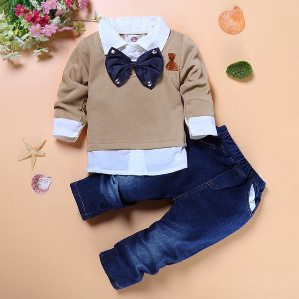 baby boys clothing sets newborn baby gentleman fake two pieces bands hoodies denim pants baby toddler casual clothing set l220808, White
baby boys clothing sets newborn baby gentleman fake two pieces bands hoodies denim pants baby toddler casual clothing set l220808, White