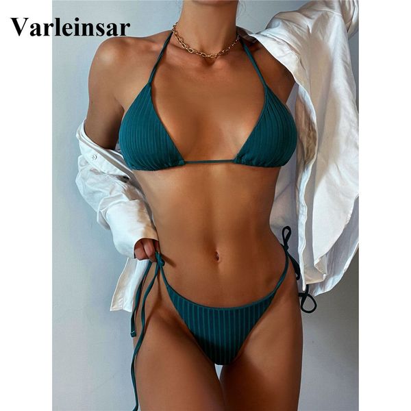 new ribbed halter thong bikini female swimsuit women swimwear two-pieces bikini set padded bather bathing suit swim v2971, White;black
new ribbed halter thong bikini female swimsuit women swimwear two-pieces bikini set padded bather bathing suit swim v2971, White;black