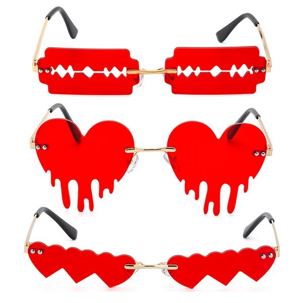 sunglasses rimless heart sunglasses women fashion blade sun glasses for female frameless 220826, White;black
sunglasses rimless heart sunglasses women fashion blade sun glasses for female frameless 220826, White;black