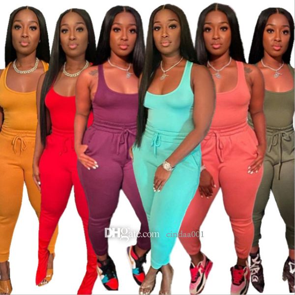 solid tracksuits for women two piece pants suit jogger fitness tank biker short set sleeveless outfits womens plus size clothing, White
solid tracksuits for women two piece pants suit jogger fitness tank biker short set sleeveless outfits womens plus size clothing, White