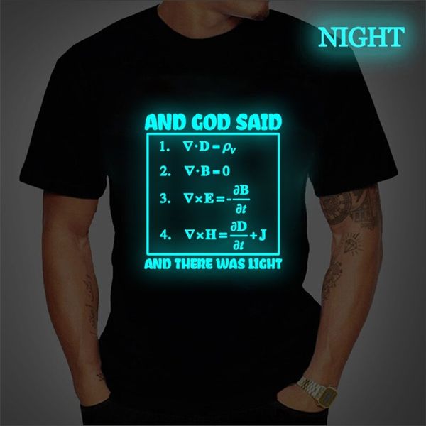 and god said letters summer mens t shirt fashion personality luminous print t shirt mens casual hip hop math equation tees 220608, White;black
and god said letters summer mens t shirt fashion personality luminous print t shirt mens casual hip hop math equation tees 220608, White;black