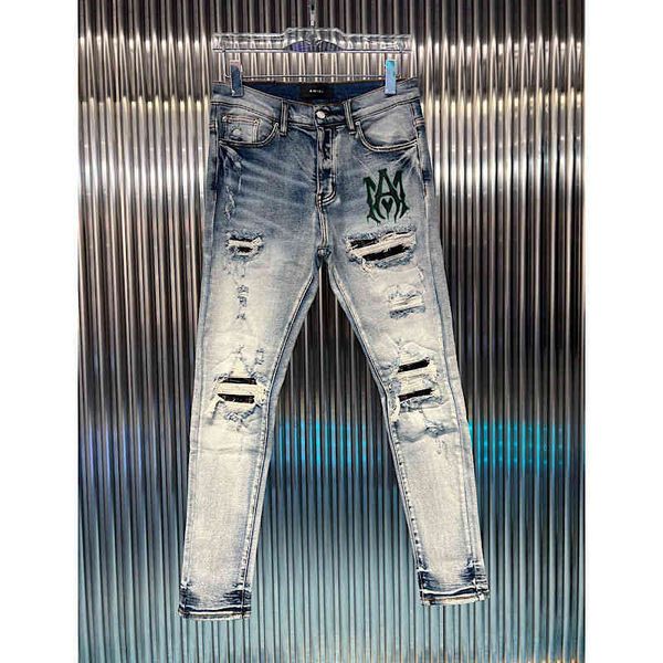 brand patch amirly blue new slim high-end washed european hole and fashion versatile american fitting fashion jeans
brand patch amirly blue new slim high-end washed european hole and fashion versatile american fitting fashion jeans