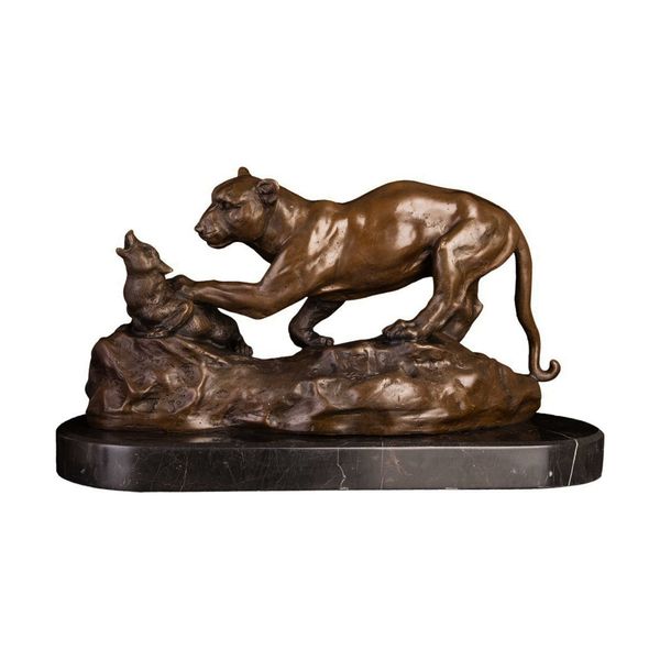 bronze leopard hunting sculpture statue marble base casting wildlife animal figurine vintage western art, Silver
bronze leopard hunting sculpture statue marble base casting wildlife animal figurine vintage western art, Silver