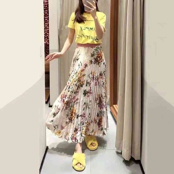 skirts big / spring and summer french elegant style artistic printed pleated long skirt for wome, Black
skirts big / spring and summer french elegant style artistic printed pleated long skirt for wome, Black