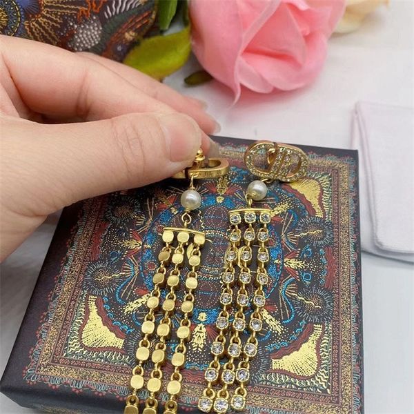 55% off jewelry clearance in 2022, diamond tassel long were by small group of 925 silver needle and earrings, Golden
55% off jewelry clearance in 2022, diamond tassel long were by small group of 925 silver needle and earrings, Golden