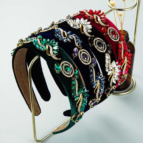 chime hair hoop autumn and winter new baroque style super flash crystal pattern headband flannelette wide edge hair ornament women, Silver
chime hair hoop autumn and winter new baroque style super flash crystal pattern headband flannelette wide edge hair ornament women, Silver