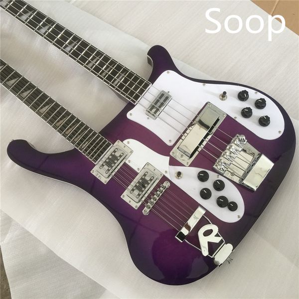 factory outlet-purple 6and4 strings double necks electric guitar with white binding rosewood fretboard guitars guitarra in stock
factory outlet-purple 6and4 strings double necks electric guitar with white binding rosewood fretboard guitars guitarra in stock