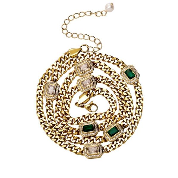 hip hop necklace gold silver color stainless steel cuban link chain natural stone necklaces for men women rapper jewelry gift
hip hop necklace gold silver color stainless steel cuban link chain natural stone necklaces for men women rapper jewelry gift