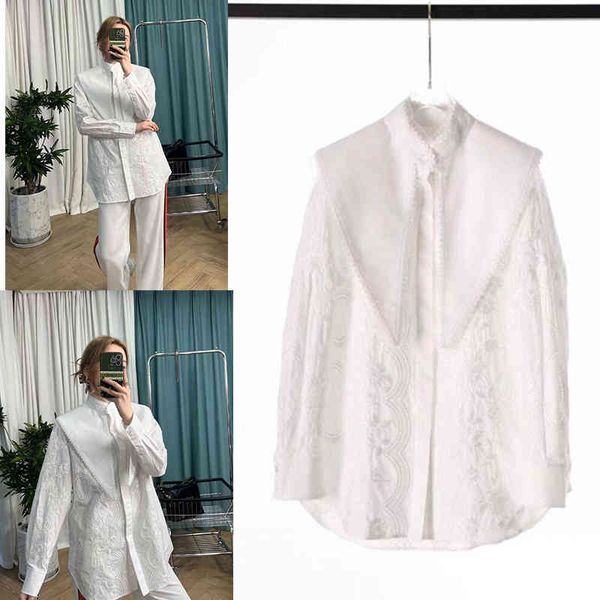 women's polos p495560bj french heavy industry embroidery liu wen same shirt women's yuan, White
women's polos p495560bj french heavy industry embroidery liu wen same shirt women's yuan, White