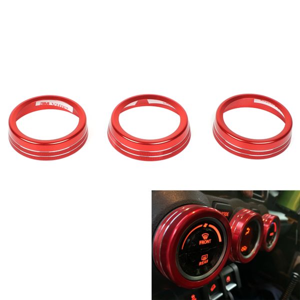 3pcs/set aluminum alloy car interior trim for suzuki jimny 2019 2020 air conditioning switch knob decoration ring cover
3pcs/set aluminum alloy car interior trim for suzuki jimny 2019 2020 air conditioning switch knob decoration ring cover