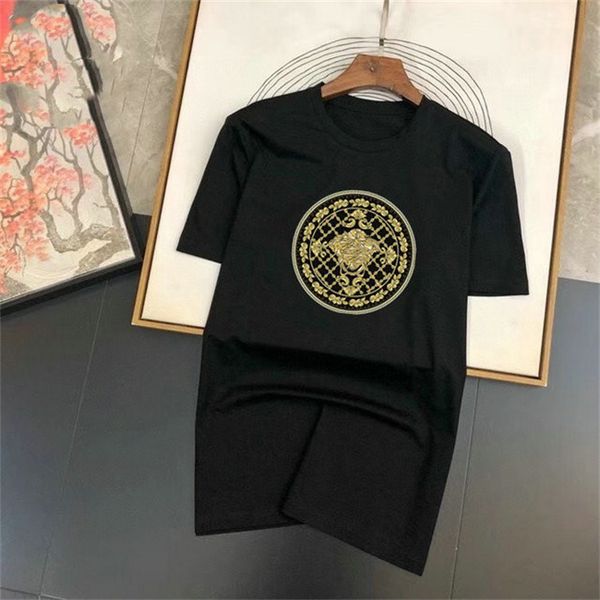 designer tide t-shirt chest letters laminated printing short sleeve high street loose oversized casual t-shirt 100% cotton men's and wo, White;black
designer tide t-shirt chest letters laminated printing short sleeve high street loose oversized casual t-shirt 100% cotton men's and wo, White;black
