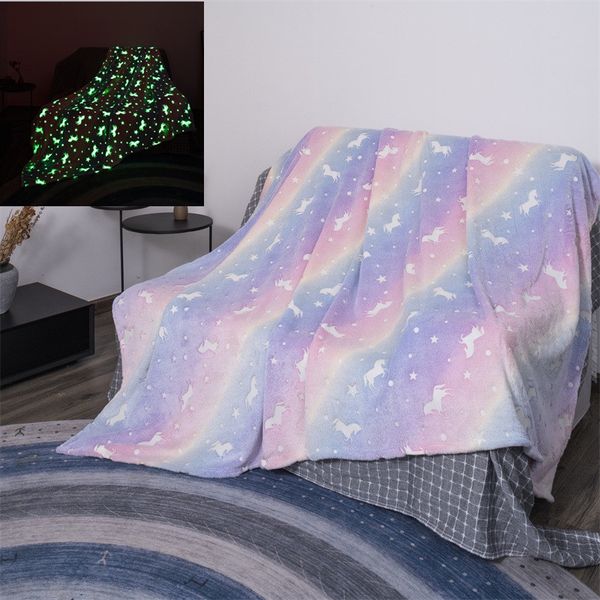 decorative bed sofa throw blankets glow in dark flannel luminous year gift gradient white horse fleece blanket for kids 220505
decorative bed sofa throw blankets glow in dark flannel luminous year gift gradient white horse fleece blanket for kids 220505