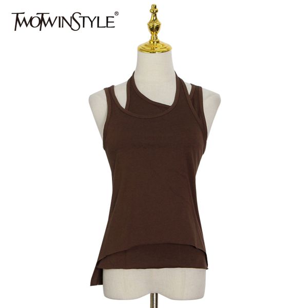 minimalist hollow out vest for women o neck sleeveless slim joker fake two vests female fashion summer style 210423, White
minimalist hollow out vest for women o neck sleeveless slim joker fake two vests female fashion summer style 210423, White