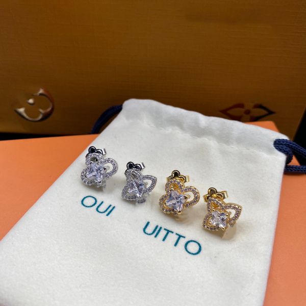 designer earrings women luxury jewelry zircon copper l collection stud earrings fashion accessories wholesale, Golden;silver
designer earrings women luxury jewelry zircon copper l collection stud earrings fashion accessories wholesale, Golden;silver