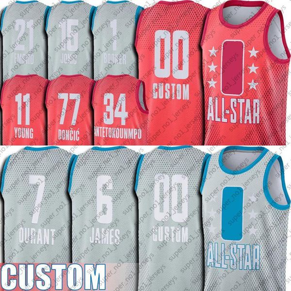 custom 2022 all-star basketball jersey kevin 7 durant joel ja embiid morant tatum wiggins jerseys trae lamelo young ball booker gobert zach, Black;red
custom 2022 all-star basketball jersey kevin 7 durant joel ja embiid morant tatum wiggins jerseys trae lamelo young ball booker gobert zach, Black;red