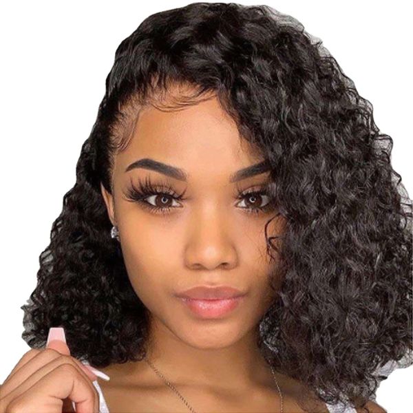 ls hair short bob 13*4 lace front wig remy lace front human hair wigs for women brazilian water wave bob lace front wigs, Black
ls hair short bob 13*4 lace front wig remy lace front human hair wigs for women brazilian water wave bob lace front wigs, Black