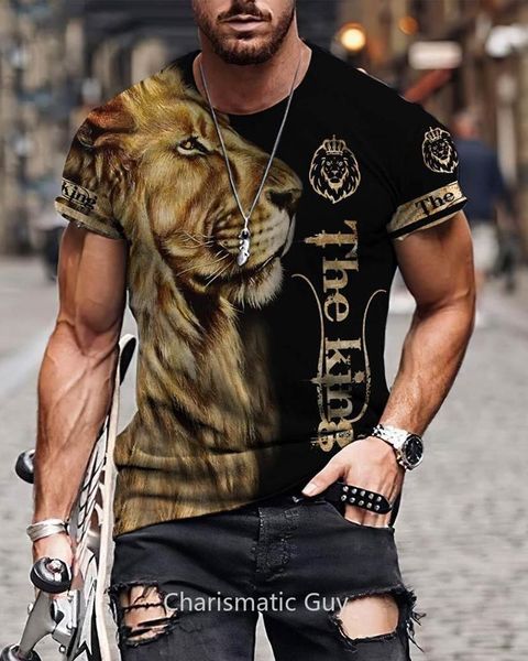 3d tiger lion printed t-shirts fashionable round neck street clothes hip-hop trend male summer teessg4q, White;black
3d tiger lion printed t-shirts fashionable round neck street clothes hip-hop trend male summer teessg4q, White;black