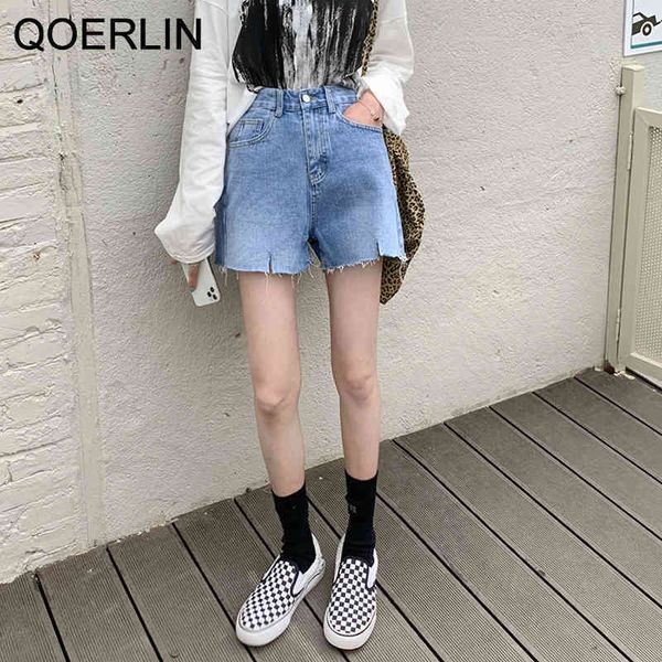 qoerlin summer light blue irregular hole denim shorts chic front split pocket high waist jeans pants beach shorts women 210412, White;black
qoerlin summer light blue irregular hole denim shorts chic front split pocket high waist jeans pants beach shorts women 210412, White;black