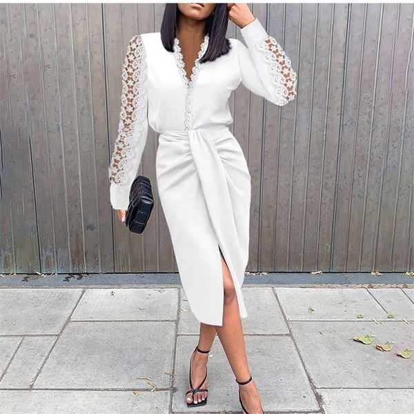wywmy year white dress women fashion casual v-neck lace long sleeve black elegant party dresses for robe femme 220318, Black;gray
wywmy year white dress women fashion casual v-neck lace long sleeve black elegant party dresses for robe femme 220318, Black;gray
