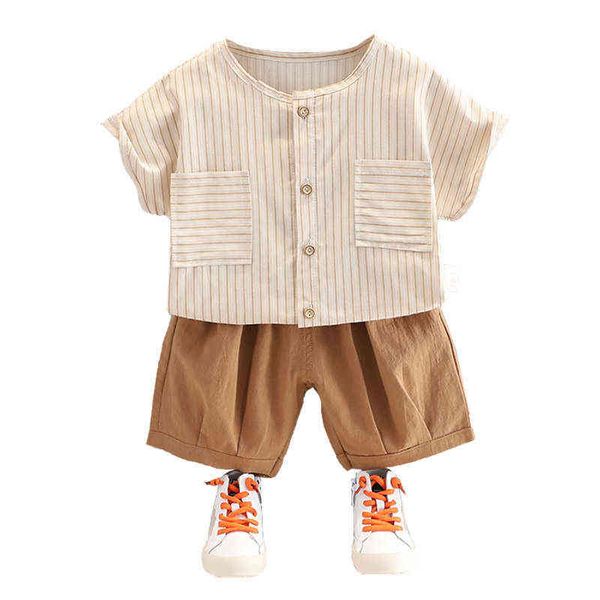 baby child clothes for boys summer suits short sleeve striped babi clothes casual shirts children set cotton toddler boy clothes g220509, White
baby child clothes for boys summer suits short sleeve striped babi clothes casual shirts children set cotton toddler boy clothes g220509, White