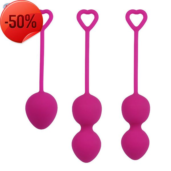 silicone contraction female postpartum vaginal recovery smart ball protective gear egg skipping products shop for couples, Black;white
silicone contraction female postpartum vaginal recovery smart ball protective gear egg skipping products shop for couples, Black;white