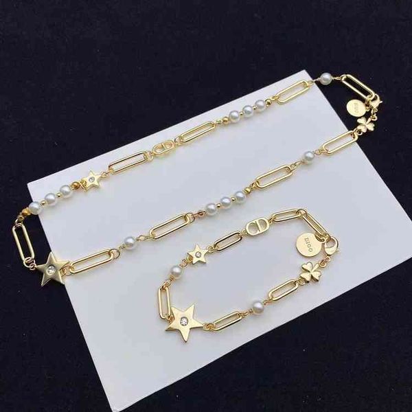 2022 factory wholesale new di home mosaic star pearl necklace simple trend girls' versatile jewelry, Silver
2022 factory wholesale new di home mosaic star pearl necklace simple trend girls' versatile jewelry, Silver