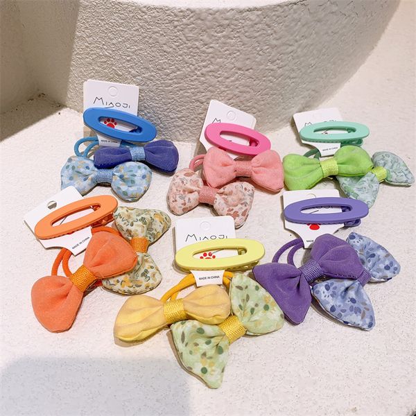 3 pcs new korean sweet girl simple fabric floral bow rubber band hair rope fashion cute children's bb clip hair accessories, Slivery;white
3 pcs new korean sweet girl simple fabric floral bow rubber band hair rope fashion cute children's bb clip hair accessories, Slivery;white