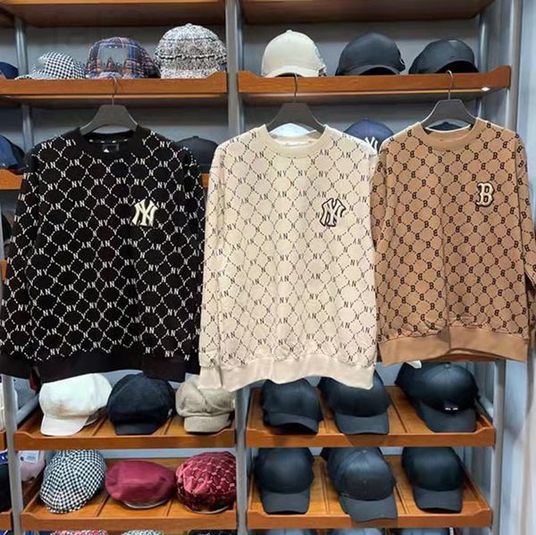 women's knits & tees designer 2022 spring new korean mlb old flower all over print ny embroidery loose pullover couple cotton sweater, White
women's knits & tees designer 2022 spring new korean mlb old flower all over print ny embroidery loose pullover couple cotton sweater, White