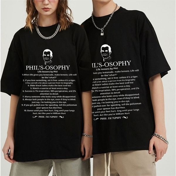 phils osophy phil dunphy tshirt funny tv show retro 90s shirt vintage graphic tees men streetwear cotton t 220610, White;black
phils osophy phil dunphy tshirt funny tv show retro 90s shirt vintage graphic tees men streetwear cotton t 220610, White;black