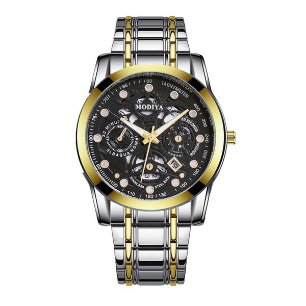 fashion mens watches luxury stainless steel quartz wristwatch calendar clock men business wheel hollow outdoor watch, Slivery;brown
fashion mens watches luxury stainless steel quartz wristwatch calendar clock men business wheel hollow outdoor watch, Slivery;brown