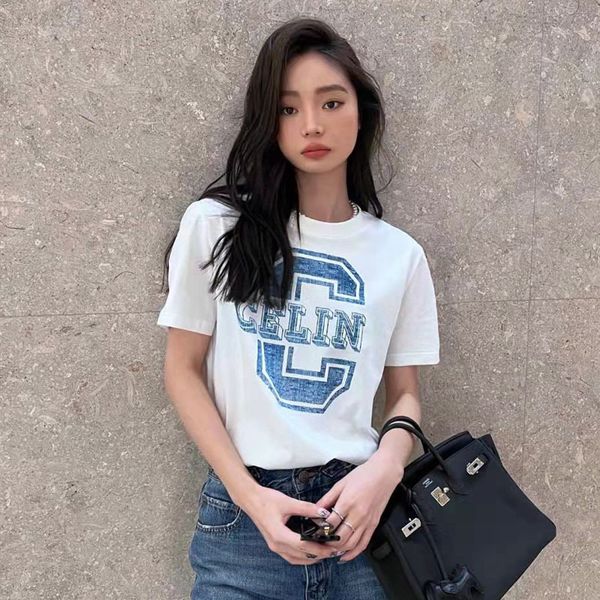 women's t-shirt designer spring / summer 2022 new round neck short sleeve women's clothes celi letter printed loose large c t-shir, White
women's t-shirt designer spring / summer 2022 new round neck short sleeve women's clothes celi letter printed loose large c t-shir, White
