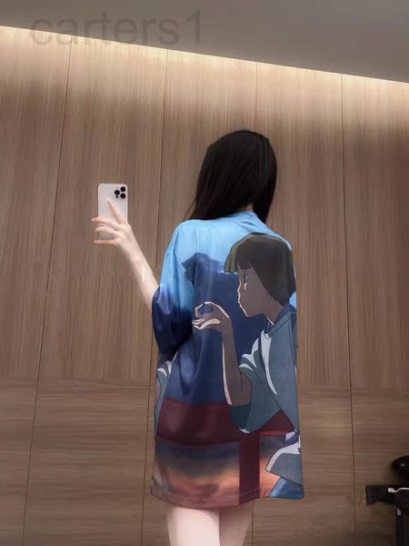 women's t-shirt designer nanyou 2022 spring and summer new hayao miyazaki co branded chihiro cartoon printed t-shirt lovers embroidered, White
women's t-shirt designer nanyou 2022 spring and summer new hayao miyazaki co branded chihiro cartoon printed t-shirt lovers embroidered, White