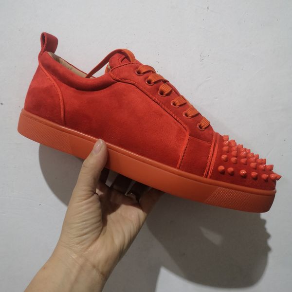 luxury designers casual shoes low spikes sneakers red sole shoe junior rivets shoes comfort outdoor trainers men's walking eu35-46, Black
luxury designers casual shoes low spikes sneakers red sole shoe junior rivets shoes comfort outdoor trainers men's walking eu35-46, Black