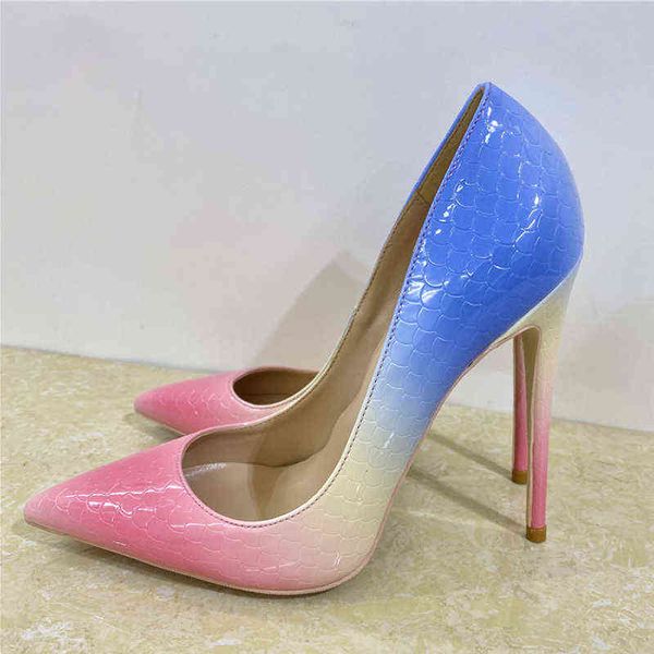 gradient blue pink odile pattern 8cm 10cm 12cm super high heel pointed toe big size 33-45 stiletto lady pumps qp181 roviciya t220730, Black
gradient blue pink odile pattern 8cm 10cm 12cm super high heel pointed toe big size 33-45 stiletto lady pumps qp181 roviciya t220730, Black