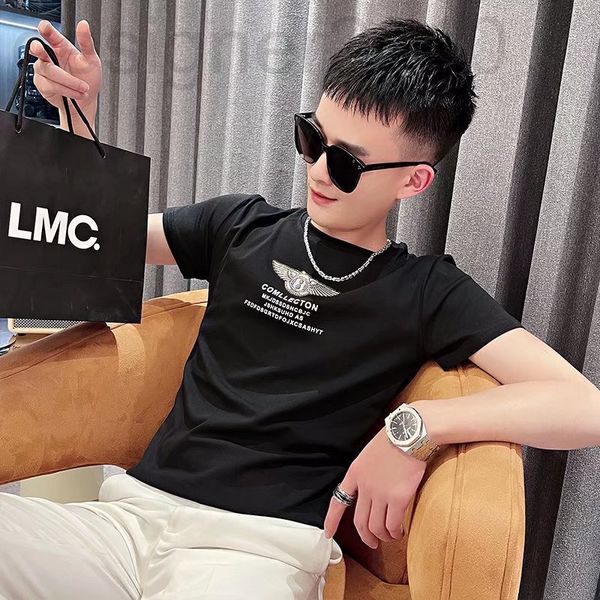 men's t-shirts designer short sleeve t-shirt men's fashion brand 2022 new summer korean slim fit trend simple and versatile round, White;black
men's t-shirts designer short sleeve t-shirt men's fashion brand 2022 new summer korean slim fit trend simple and versatile round, White;black