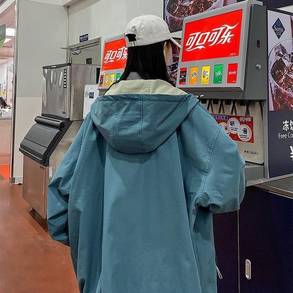contrast double side jackets women hooded streetwear boyfriend outerwear retro baseball loose harajuku cargo coats ins l220815, Black;brown
contrast double side jackets women hooded streetwear boyfriend outerwear retro baseball loose harajuku cargo coats ins l220815, Black;brown