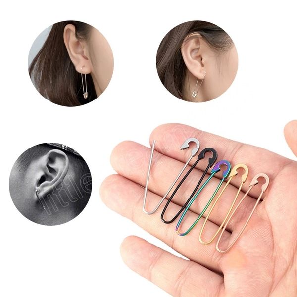 surgical steel safety pin hoop earring paperclip belly button ring stud cartilage tragus for women man body piercing jewelry, Golden;silver
surgical steel safety pin hoop earring paperclip belly button ring stud cartilage tragus for women man body piercing jewelry, Golden;silver
