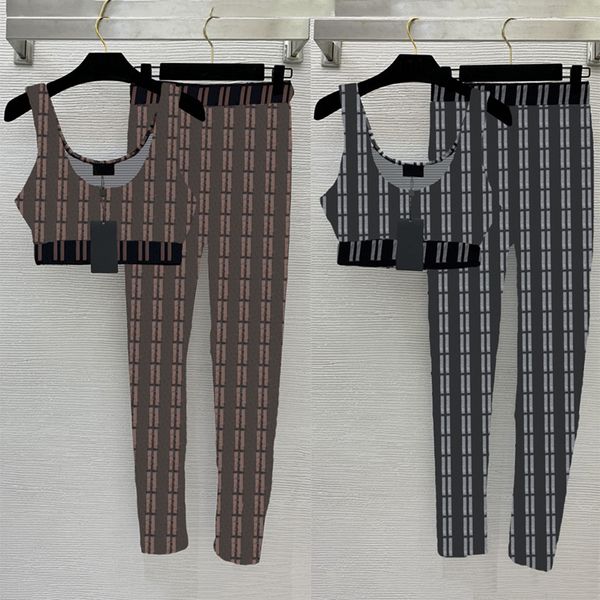 mesh yoga outfits designer letters vest leggings sets for women tracksuits summer breathable ladies sports pants, Gray
mesh yoga outfits designer letters vest leggings sets for women tracksuits summer breathable ladies sports pants, Gray