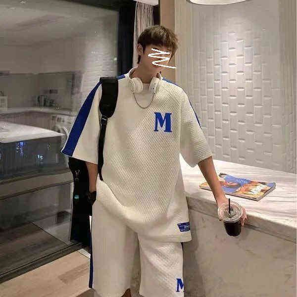 casual sportswear is fashionable and versatile 2022 summer new large men's sports suit clothes waffle short sleeve t-shirt versatile tw, Gray
casual sportswear is fashionable and versatile 2022 summer new large men's sports suit clothes waffle short sleeve t-shirt versatile tw, Gray