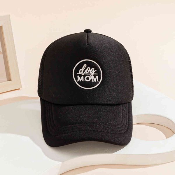 dogmom embroidered sunshade breathable casual adjustable hat solid color baseball cap, Blue;gray
dogmom embroidered sunshade breathable casual adjustable hat solid color baseball cap, Blue;gray