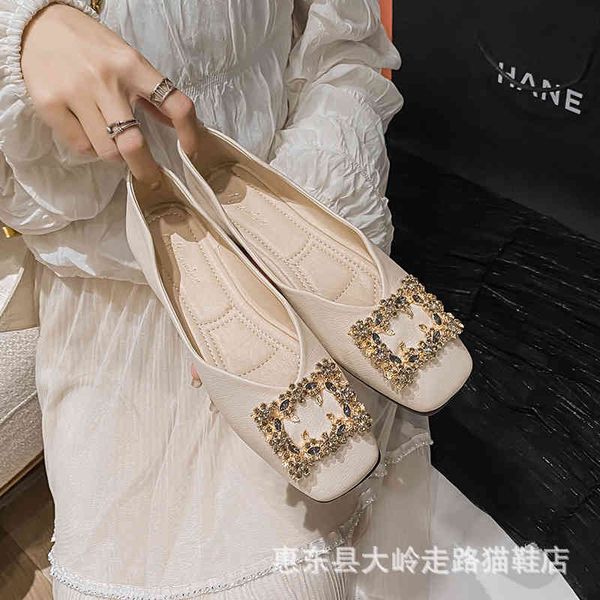 dress shoes large single shoes women's 41-43 square head shallow mouth flat pea fashion 4bch, Black
dress shoes large single shoes women's 41-43 square head shallow mouth flat pea fashion 4bch, Black