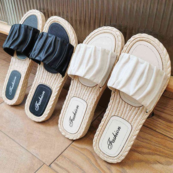 women slippers wear new online celebrity shoes with the same paragraph summer beach flat shoes open-toed soft-soled slippers y220728, Black
women slippers wear new online celebrity shoes with the same paragraph summer beach flat shoes open-toed soft-soled slippers y220728, Black