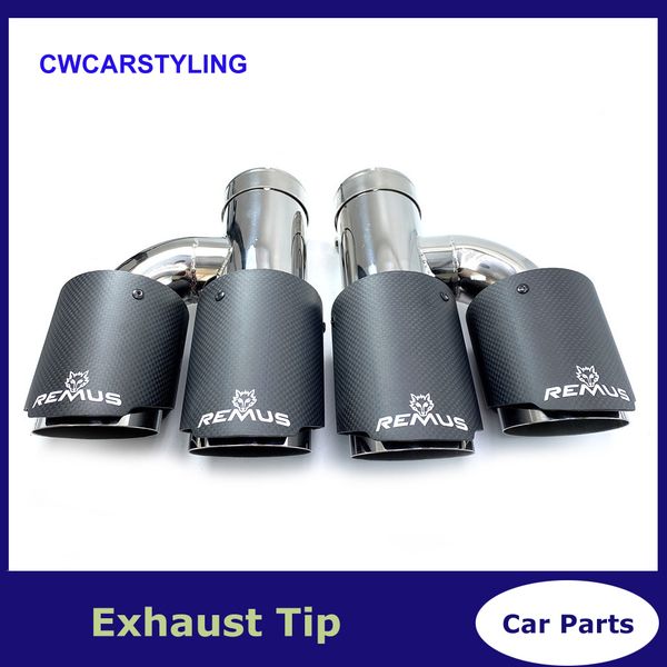 remus car carbon fiber matte muffler tip h shape double exit exhaust pipe mufflers nozzle decoration universal stainless steel
remus car carbon fiber matte muffler tip h shape double exit exhaust pipe mufflers nozzle decoration universal stainless steel