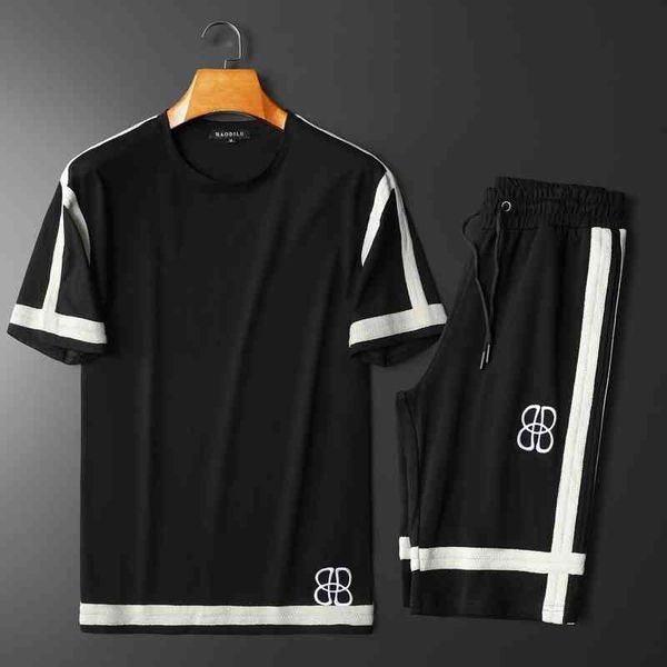 men's sports fashion trend brand clothing 2022 summer new short sleeve t-shirt loose fit casual suit, Gray
men's sports fashion trend brand clothing 2022 summer new short sleeve t-shirt loose fit casual suit, Gray