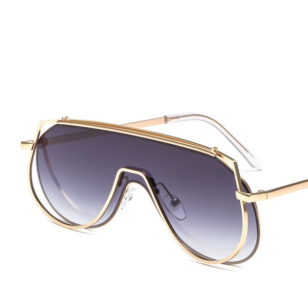 2022 large frame one-piece metal sunglasses trendy for men and women classic fashion designer oversize square travel sports outdoor beach dr, White;black
2022 large frame one-piece metal sunglasses trendy for men and women classic fashion designer oversize square travel sports outdoor beach dr, White;black